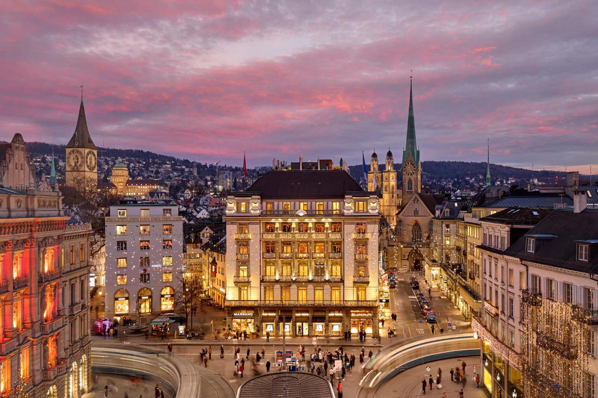 Отель Mandarin Oriental Savoy, Цюрих Экстерьер фото
